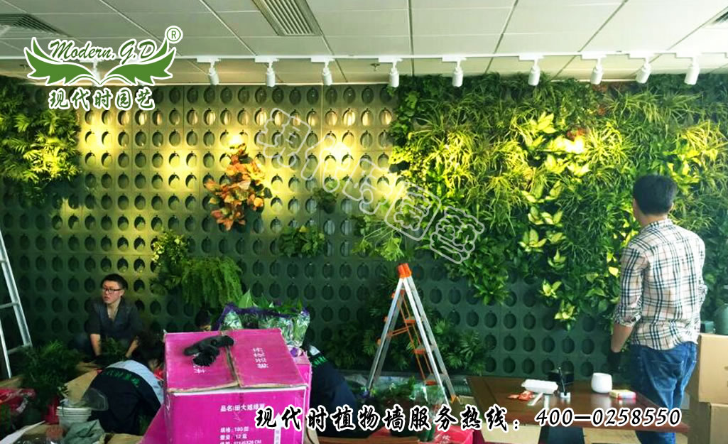 Modular plant wall